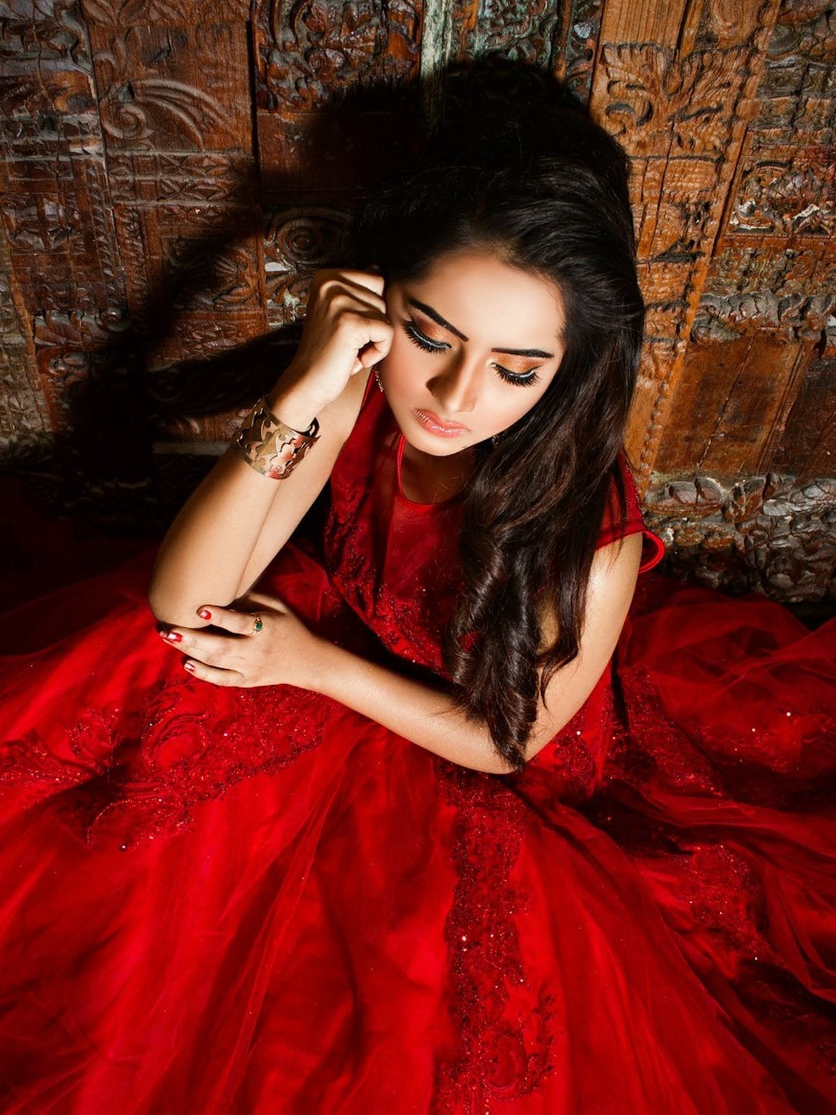 Ruby Velvet Maxi